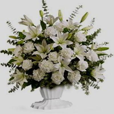 Parsippany Florist | All White Sympathy