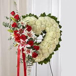 Parsippany Florist | Rose Lily Heart
