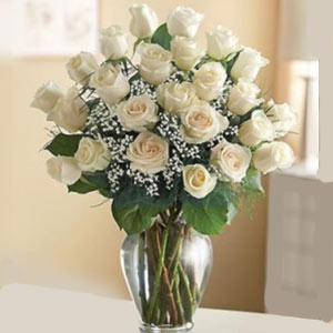 Parsippany Florist | 24 White Roses