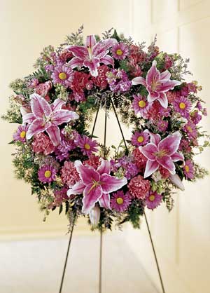 Parsippany Florist | Lily Wreath